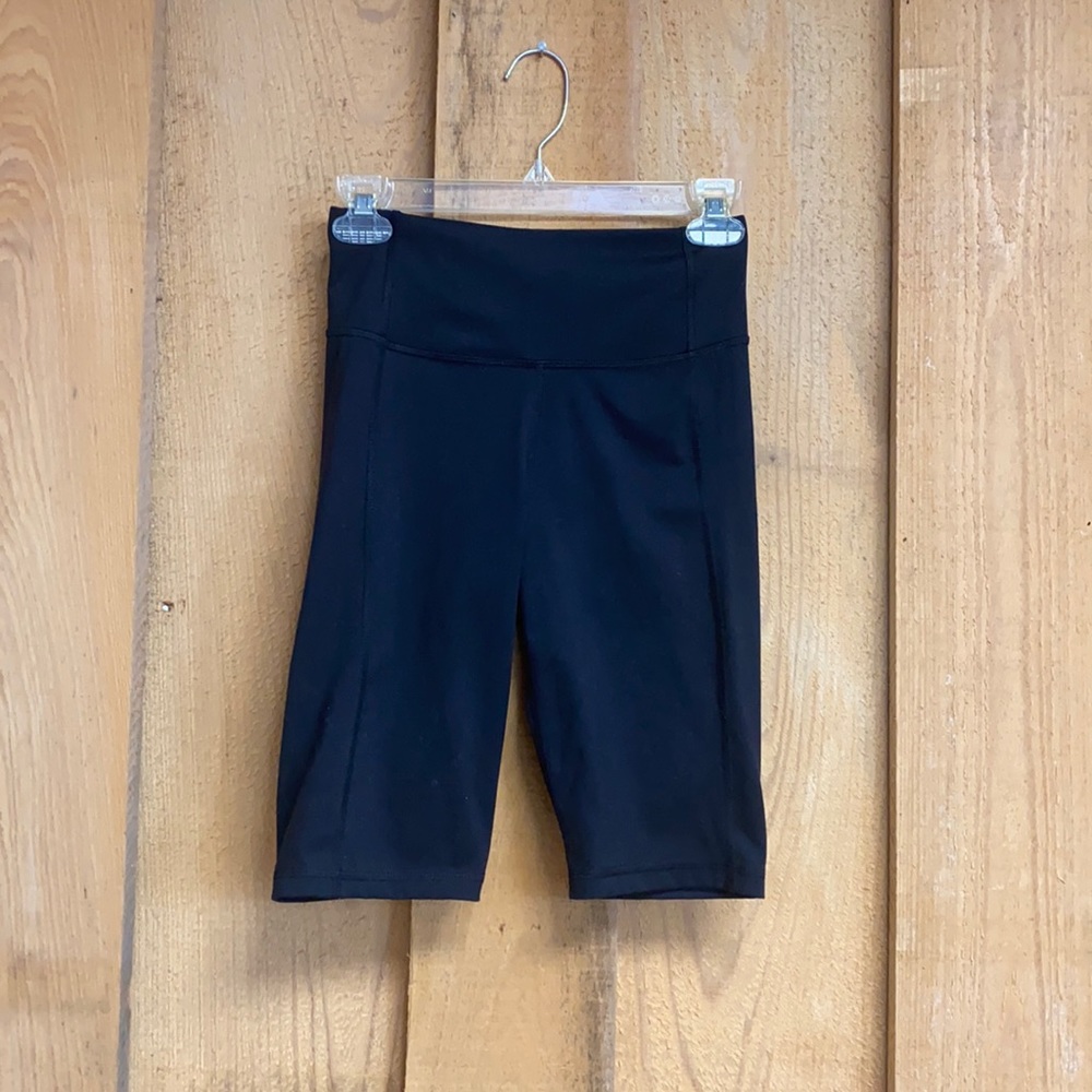 All In Motion Knee length black biker shorts
